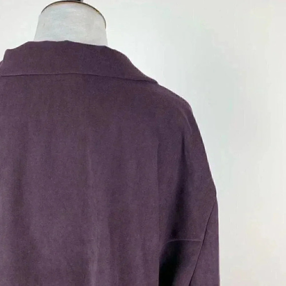 Fashion bug blazer 22/24 purple faux suede jacket - Picture 7 of 11